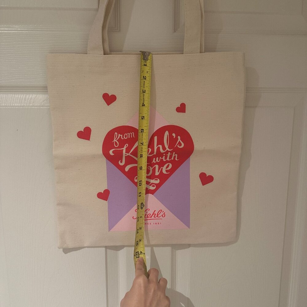 Kiehls canvas tote heart’s motif - Picture 3 of 3